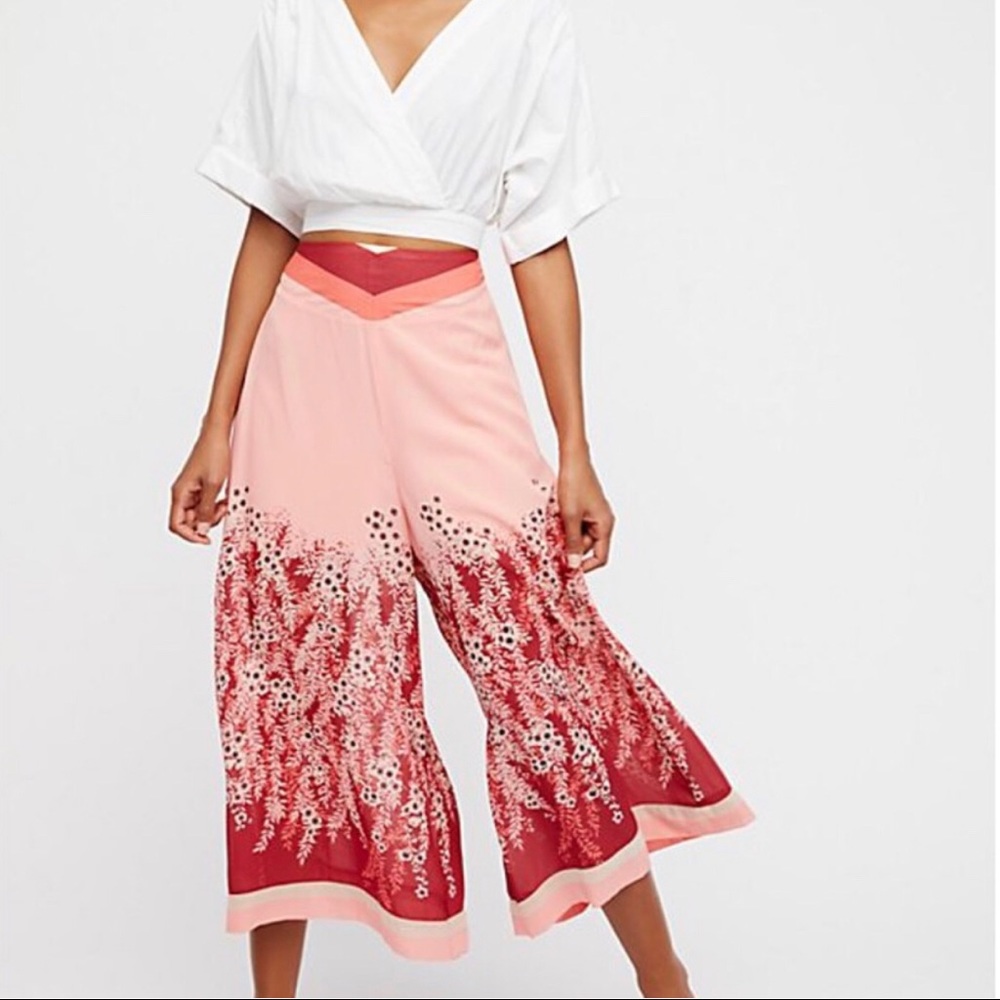 Free People Off The Grid Printed Culottes 💕 - Picture 5 of 5